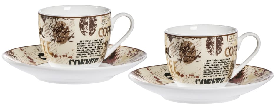 Ritzenhoff & Breker Espresso-Set Crema, 4-Teilig