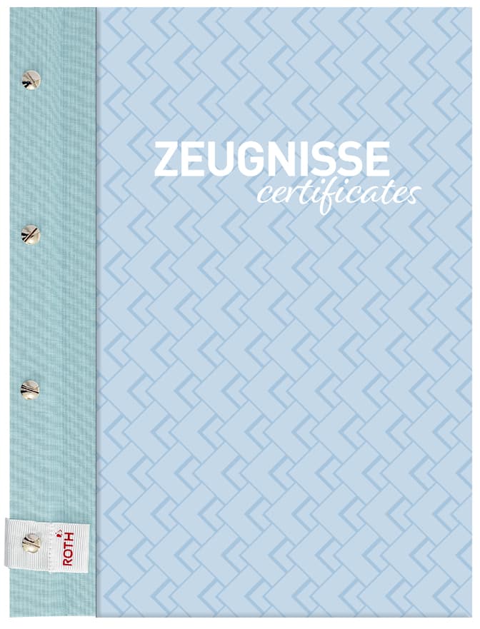 Roth Zeugnismappe Pattern Mit Buchschrauben , Swimming Pool,