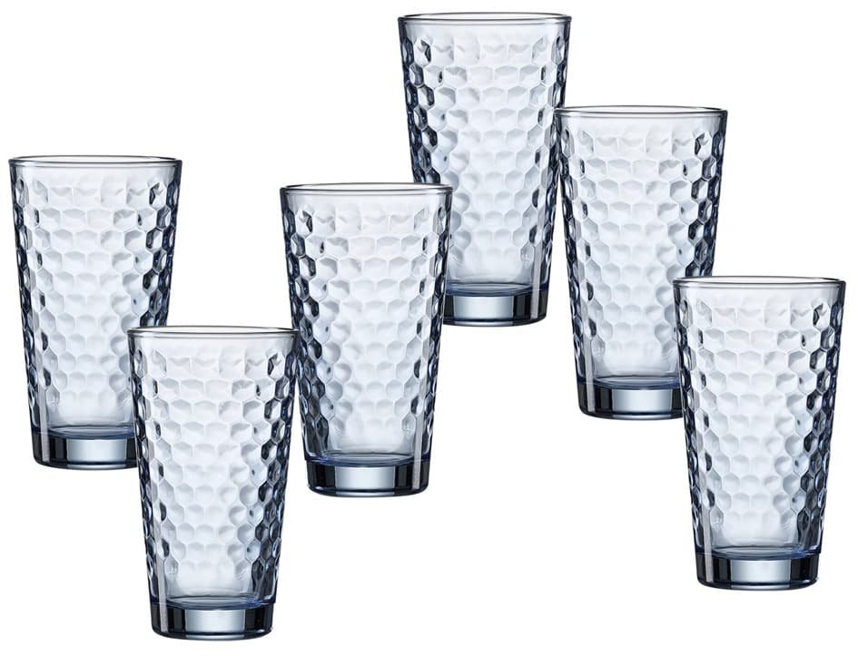 Ritzenhoff & Breker Trinkglas Favo, 400 Ml, Blau
