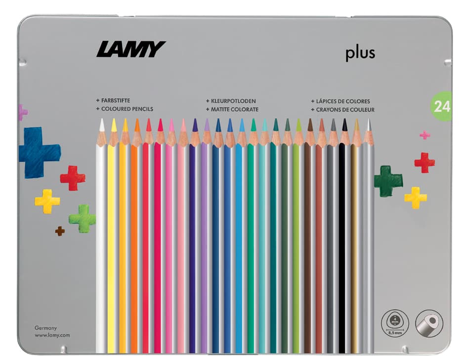 Lamy Dreikant-Buntstifte Plus, 24er Metalletui