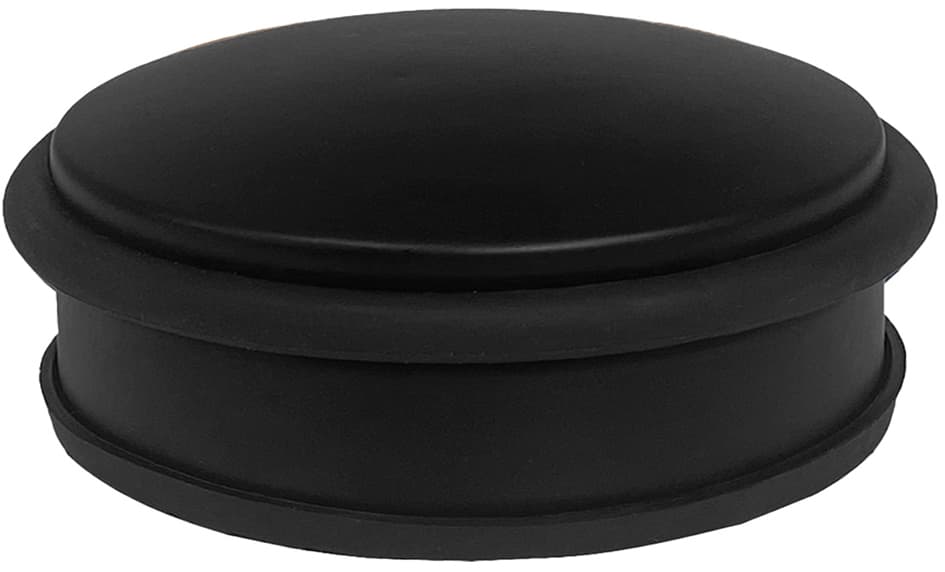 Alba Türstopper, Edelstahl-Oberfläche, Schwarz