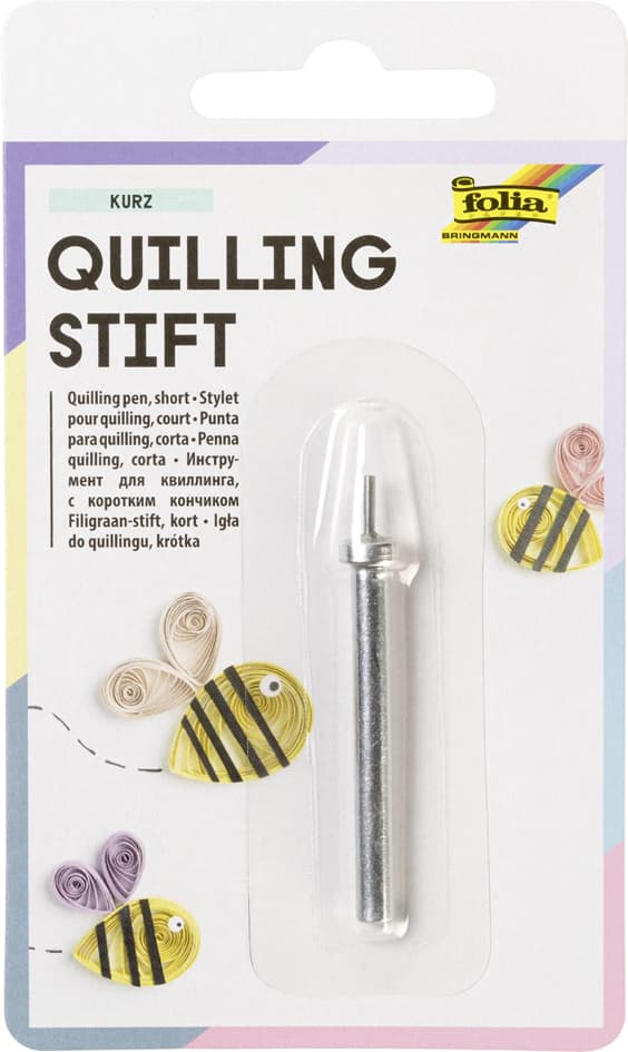 Folia Quilling-Stift Kurz, 8 Mm Spitze, Aus Aluminium