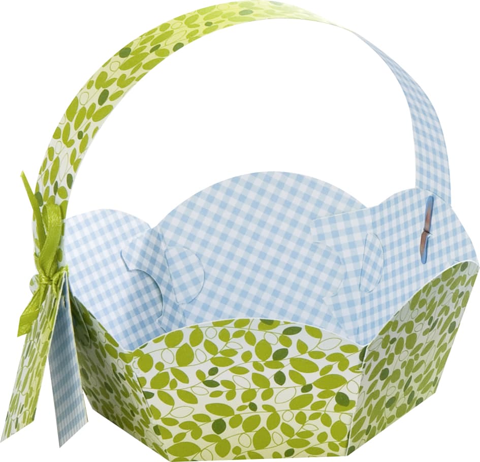 Folia Geschenkkörbchen Aus Motivkarton, Durchm.: 115 Mm