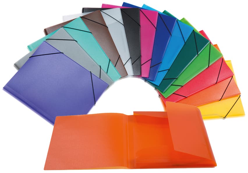 Herma Eckspannermappe, Pp, Din A4, Orange-Transluzent