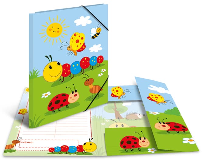 Herma Eckspannermappe , Frieda & Friends, , Karton, Din A3