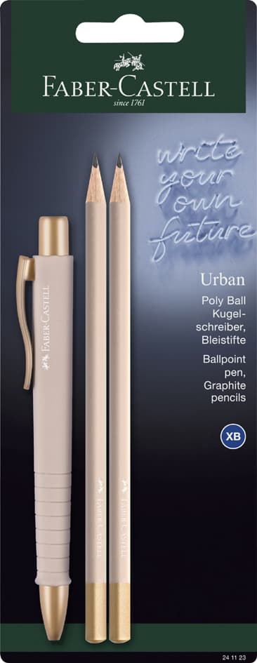 Faber-Castell Schreibgeräte-Set Poly Ball Urban, Rosa