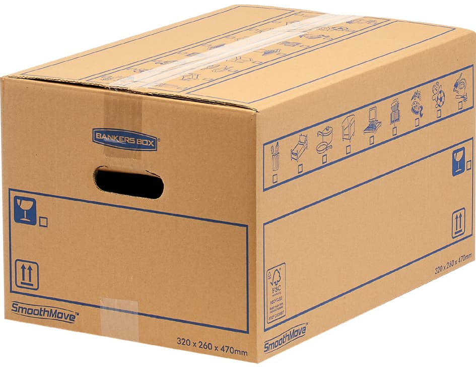 Fellowes Bankers Box Umzugskarton Smoothmove Standard, 39 L