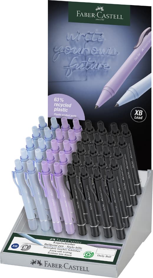 Faber-Castell Druckkugelschreiber Daily Ball Xb, Im Display