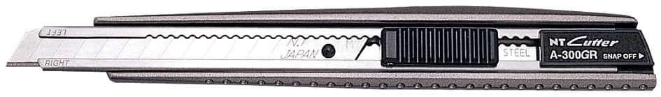 Nt Cutter A-300grp, Aluminium-Gehäuse, Anthrazit