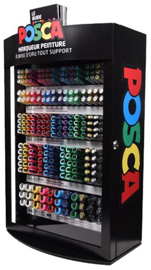 Posca Pigmentmarker, 281er Display