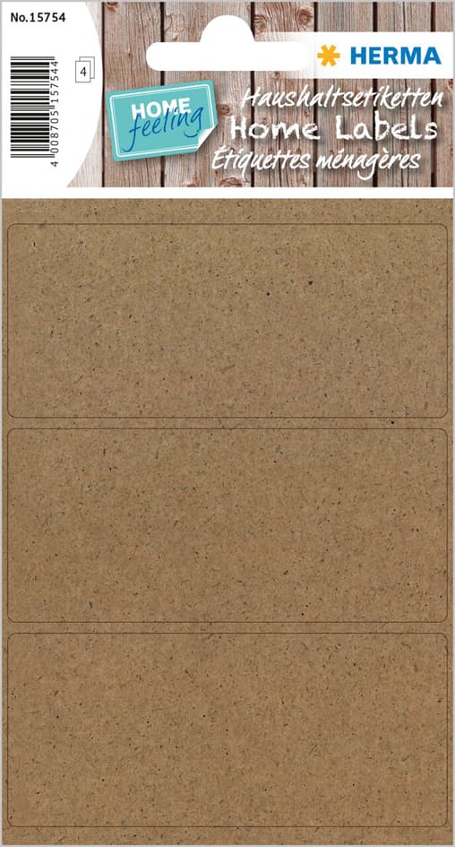 Herma Haushalts-Etiketten Home Silphie, 82 X 36 Mm