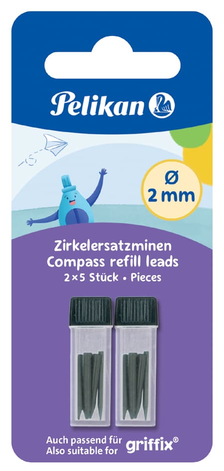 Pelikan Zirkel-Ersatzminen, Auf Blisterkarte