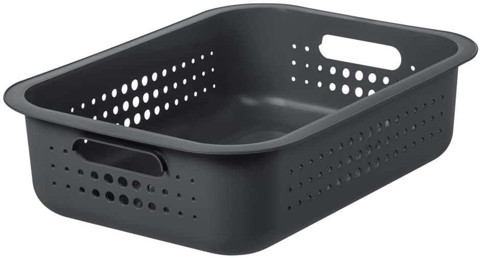 Smartstore Aufbewahrungsbox Basket Recycled 6 L, Anthrazit
