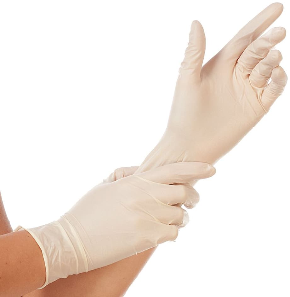 Hygostar Latex-Handschuh Sense, Xl, Natur, Puderfrei
