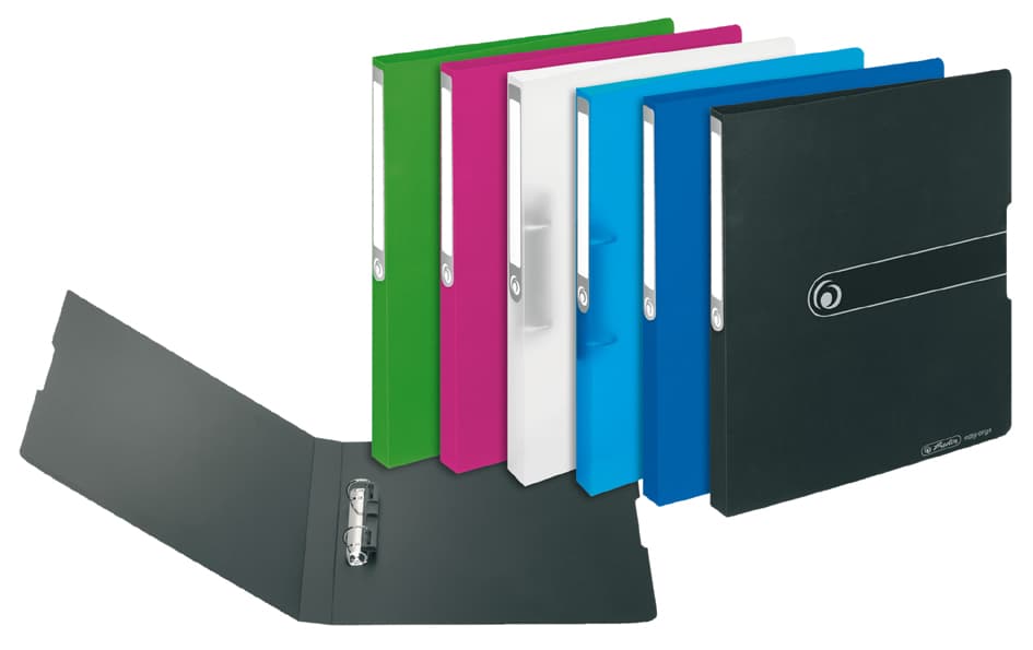 Herlitz Ringbuch Easy Orga To Go, A4, 2-Ring, Blau Opak