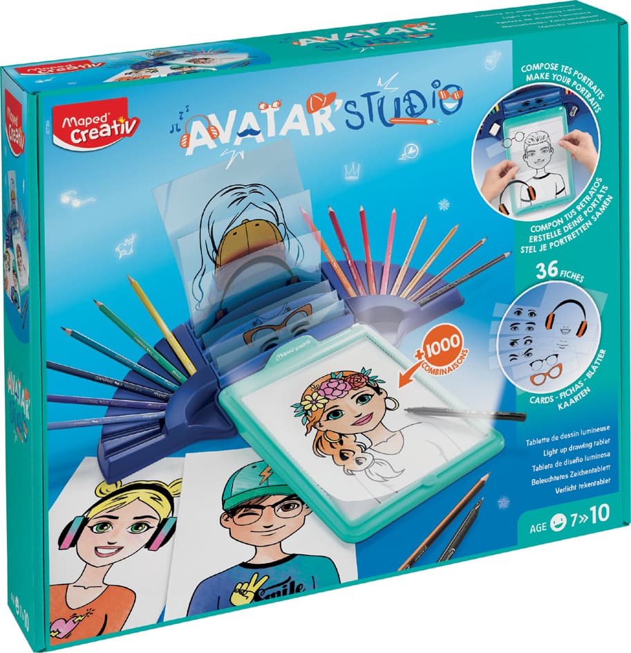Maped Creativ Led-Leuchttisch/Zeichentisch Avatar Studio