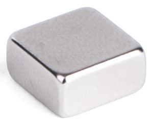 Pavo Neodym-Haftmagnet, Eckig, Maße: 10 X 10 X 5 Mm, Silber
