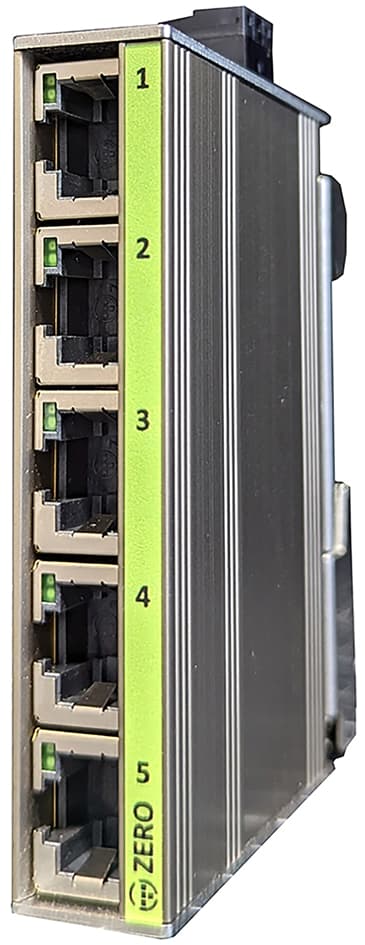 Terz Unmanaged Industrial Ethernet Switch Zero-Rs, 8 Port