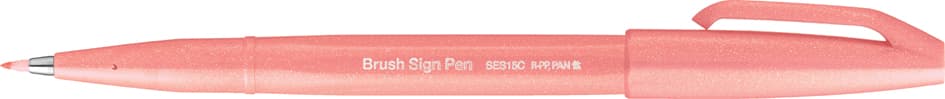 Pentelarts Faserschreiber Brush Sign Pen Ses15, Koralle