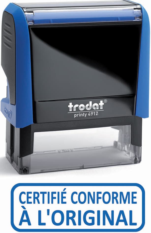 Trodat Textstempelautomat X-Print 4912 , Certifie Conforme A