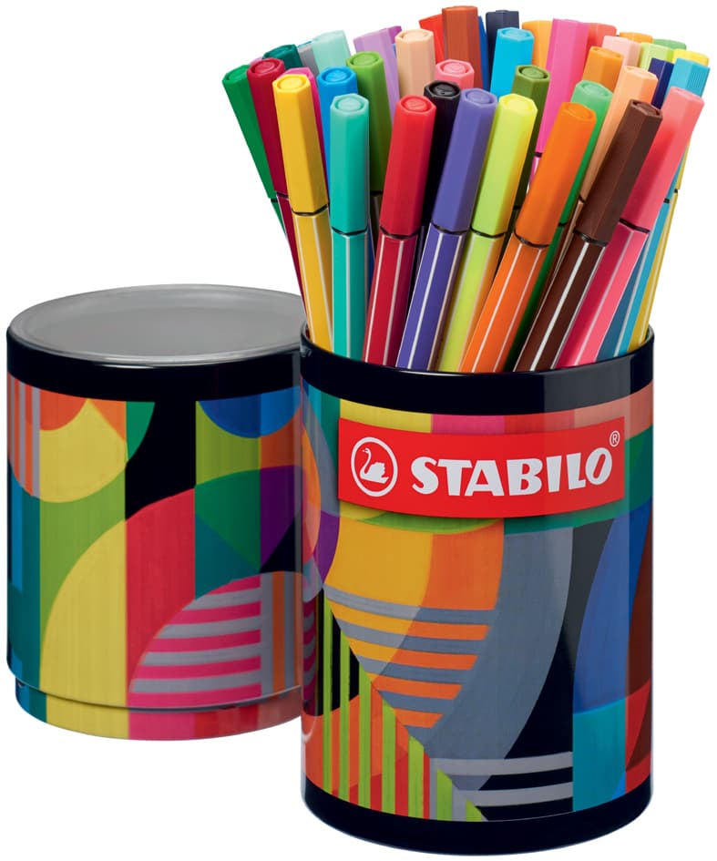 Stabilo Fasermaler Pen 68, 45er Metalldose Arty
