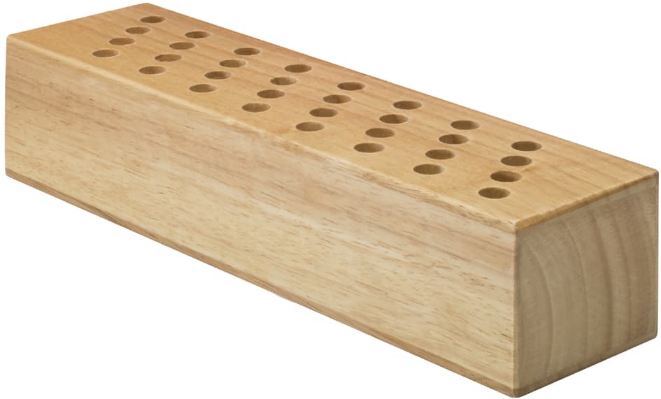 Westcott Scherenblock, Aus Holz, Unbestückt, Für 32 Scheren