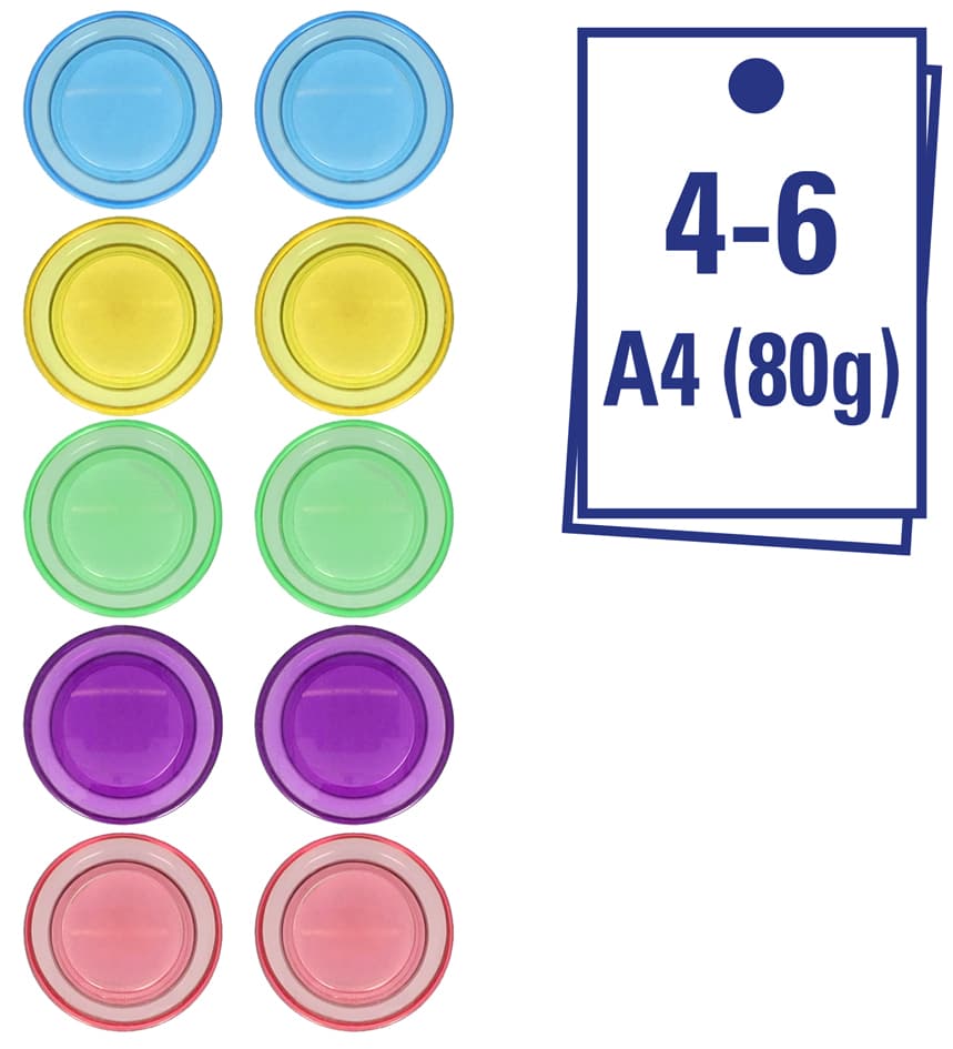 Westcott Haftmagnet, Durchmesser: 30 Mm, 10er Set