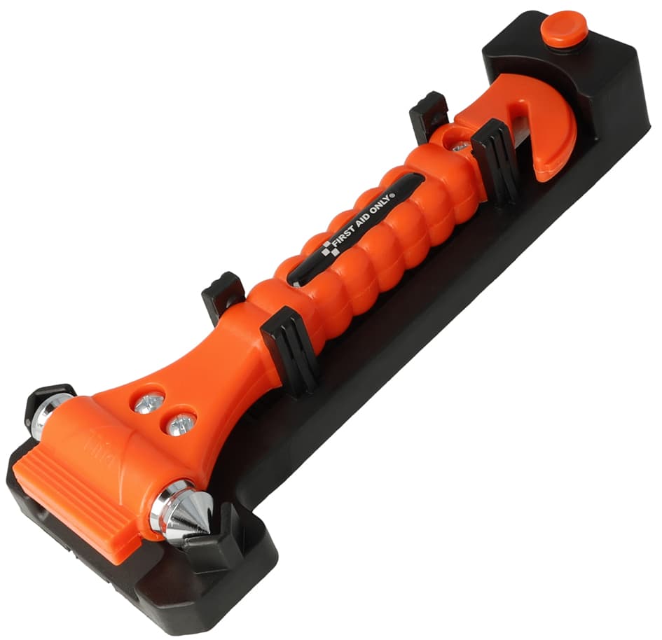 First Aid Only 2-In-1 Notfallhammer, Orange, 2er Pack