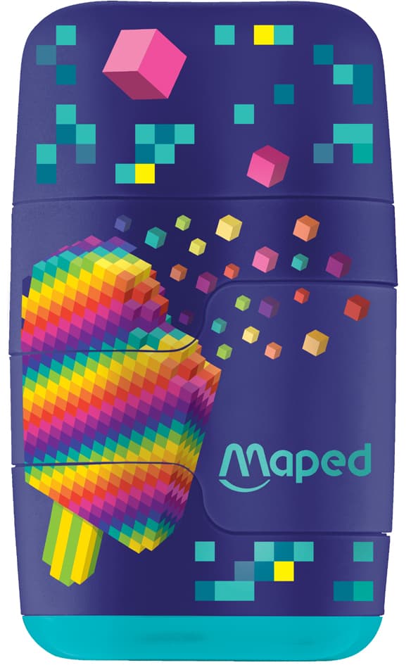 Maped Radierer-Spitzer-Kombi Pixel Party