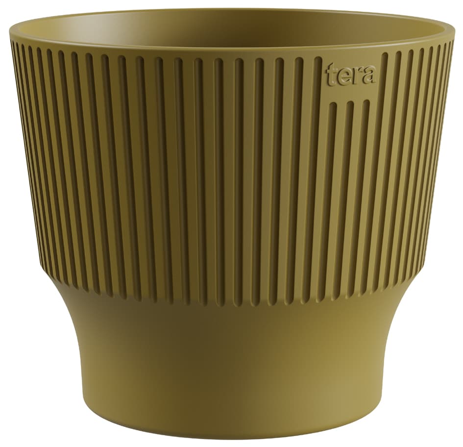 Tera Übertopf , Mini, , Durchmesser: 130 Mm, Golden Lime