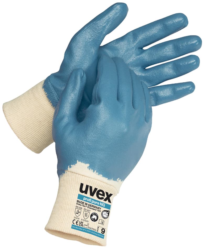 Uvex Arbeitshandschuh Profi Pure Hg, Größe 8