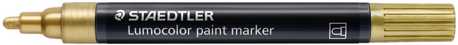Staedtler Acrylmarker Lumocolor Paint Marker, Gold