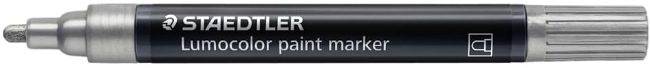 Staedtler Acrylmarker Lumocolor Paint Marker, Silber