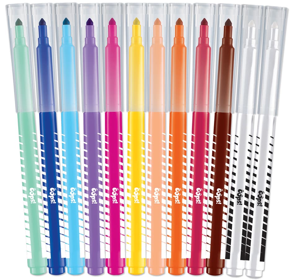 Maped Radierbare Fasermaler Colour, Peps Oops,12er Kartonetui