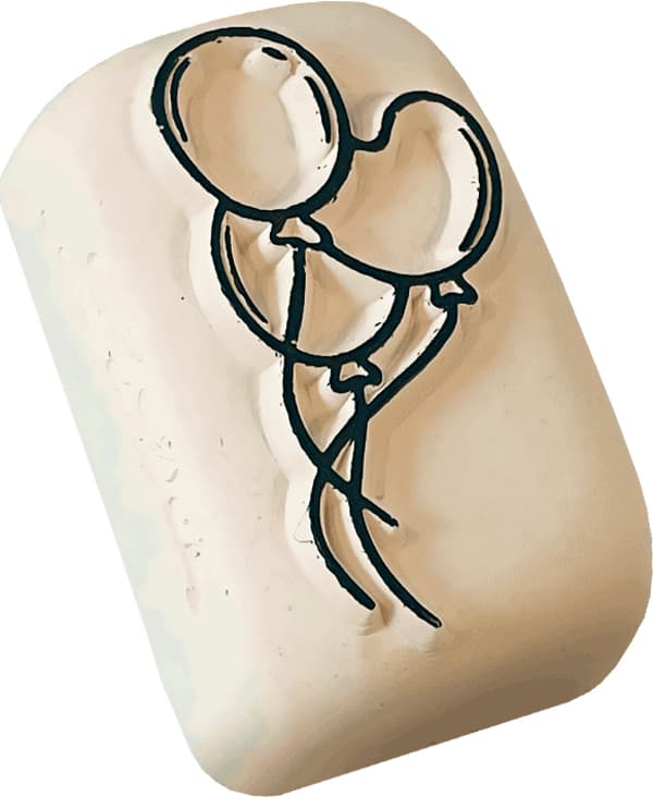 Colop Tattoo-Stempel Ladot Kids Stone , Luftballons, , Mittel