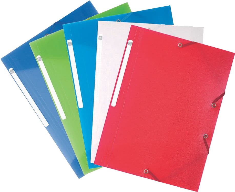 Exacompta Eckspannermappe, Din A4, Pp, Transparent