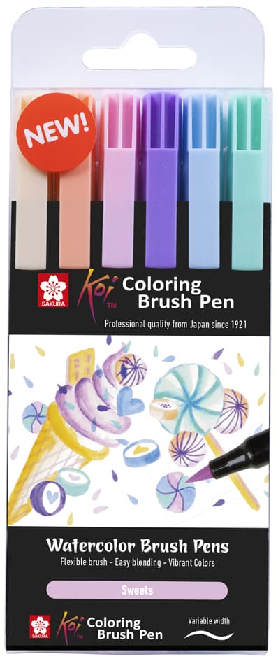 Sakura Pinselstift Koi Colouring Brush Pen , Sweets,