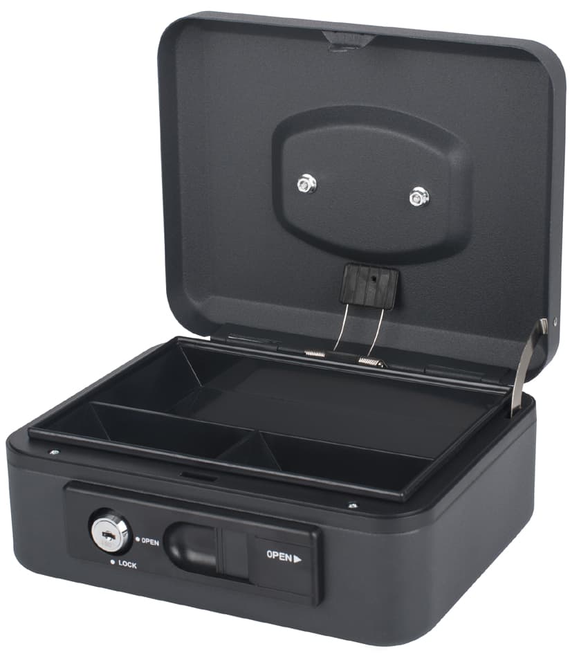 Pavo Geldkassette Deluxe, Schwarz, Breite: 196 Mm