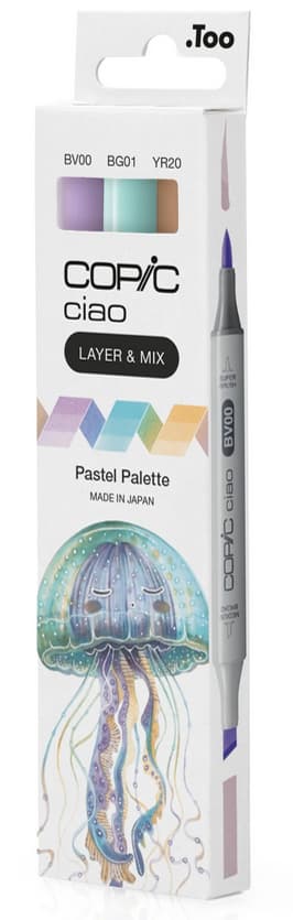 Copic Marker Ciao, 3er Set , Pastel Palette,