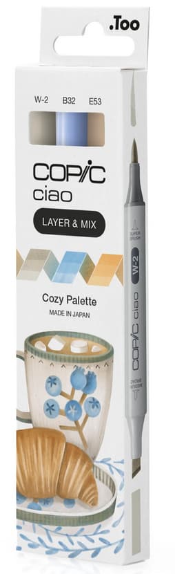 Copic Marker Ciao, 3er Set , Cozy Palette,