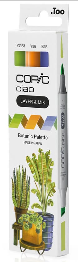 Copic Marker Ciao, 3er Set , Botanic Palette,
