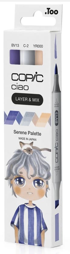 Copic Marker Ciao, 3er Set , Serene Palette,
