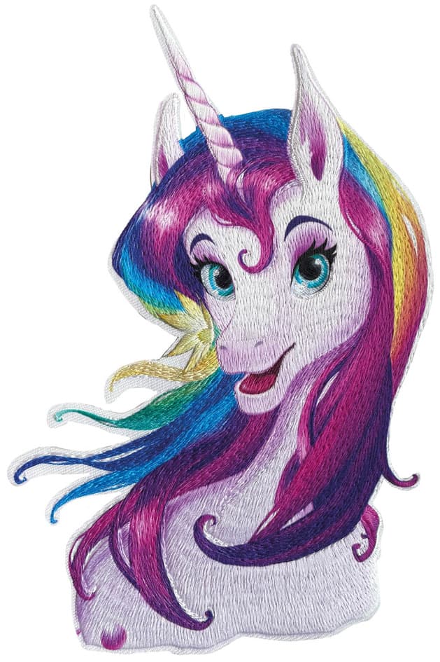 Roth Bügelbild Für Diy-Stoffschultüte, Einhorn