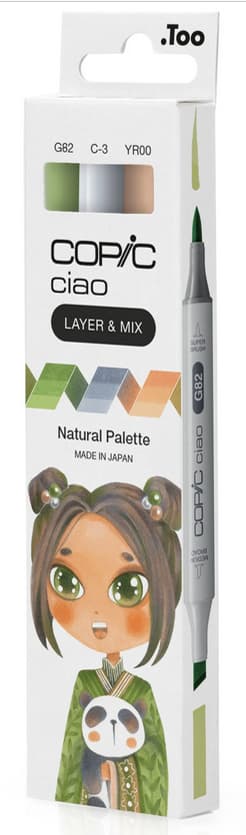 Copic Marker Ciao, 3er Set , Natural Palette,