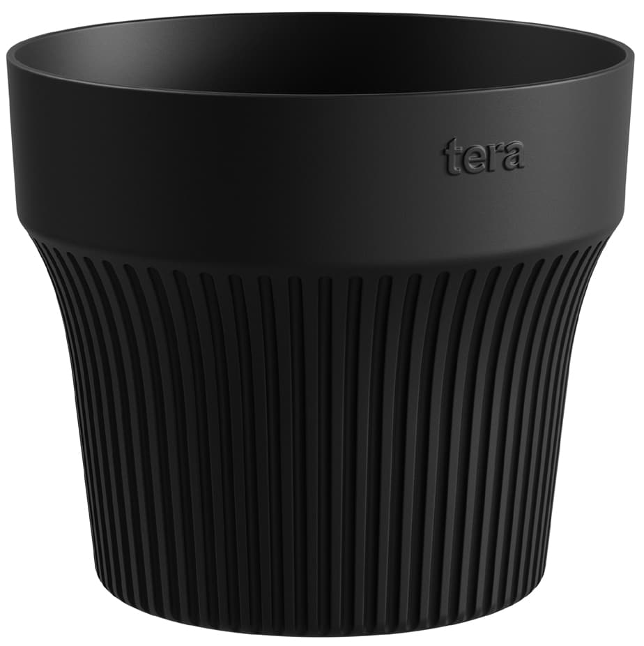 Tera Übertopf , Tiny, , Durchmesser: 115 Mm, Ash