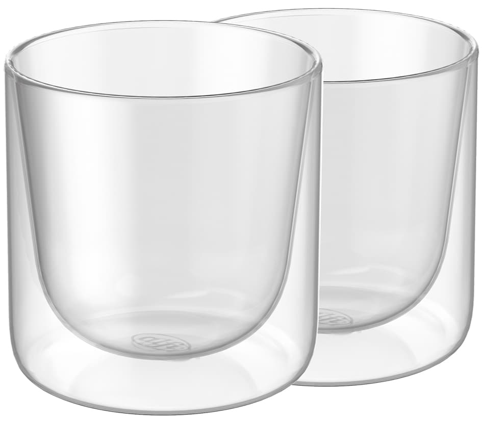 Alfi Trinkglas-Set Glassmotion, Doppelwandig, 190 Ml