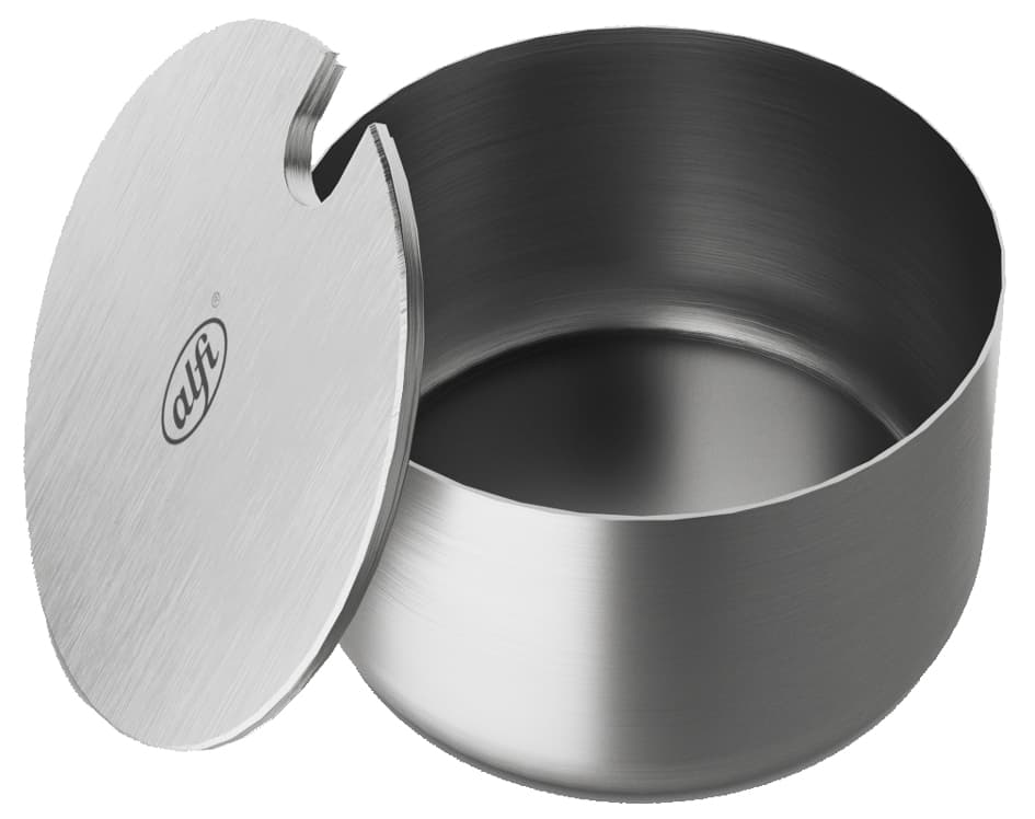 Alfi Milch & Zucker-Set, Aus Edelstahl, Matt, 4-Teilig