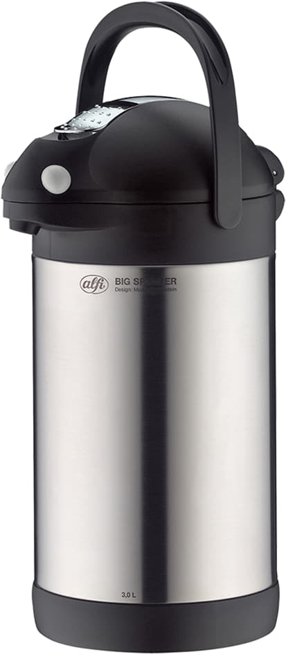 Alfi Pump-Isolierkanne Big Spender Tt, 3 Liter, Edelstahl