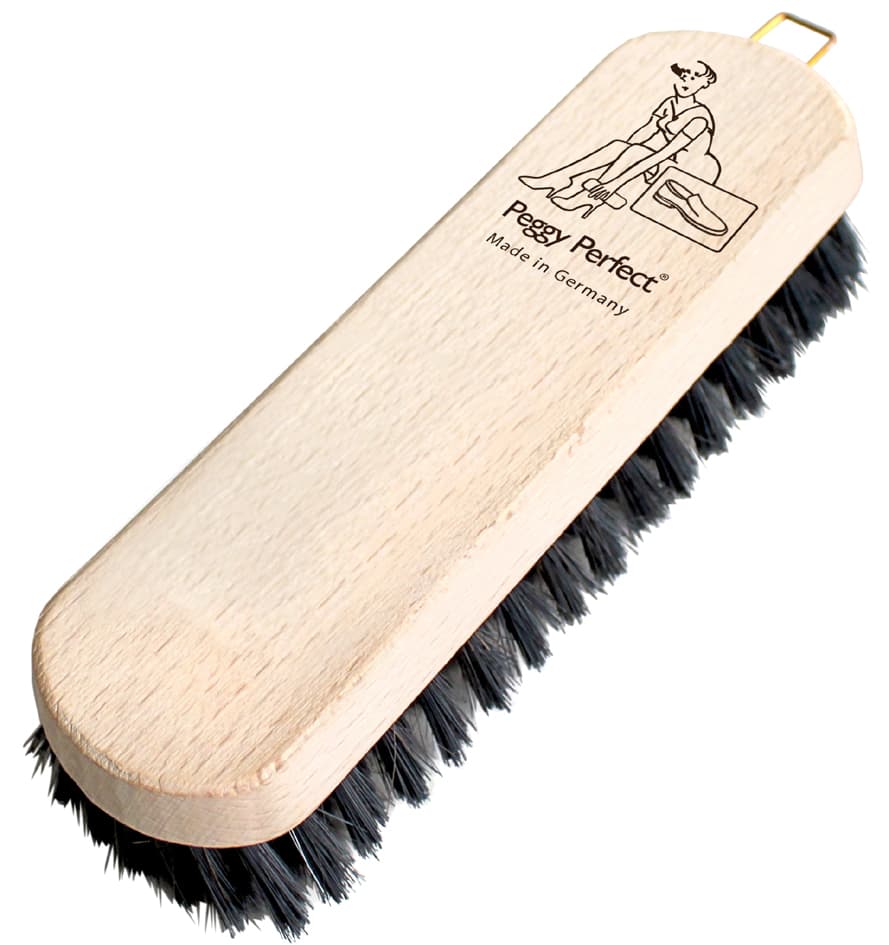 Peggy Perfect Schuhbürste , Öko, , Holz, Dunkle Borste