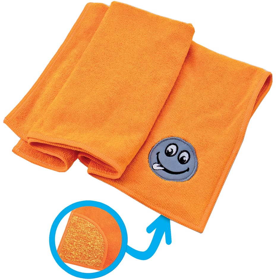 Peggy Perfect Microfasertuch , Smile, , Orange